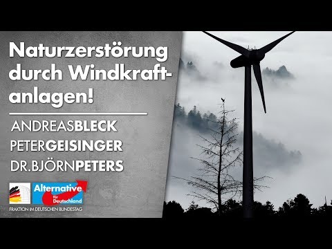 Naturzerstörung durch Windkraftanlagen und &quot;grüne&quot; Politik! - mit Peter Geisinger &amp; Dr. Björn Peters